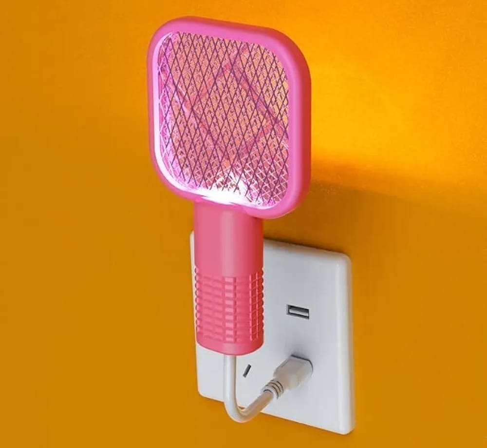 Mini USB Portable Electric Mosquito Racket with UV Light