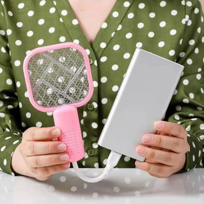 Mini USB Portable Electric Mosquito Racket with UV Light