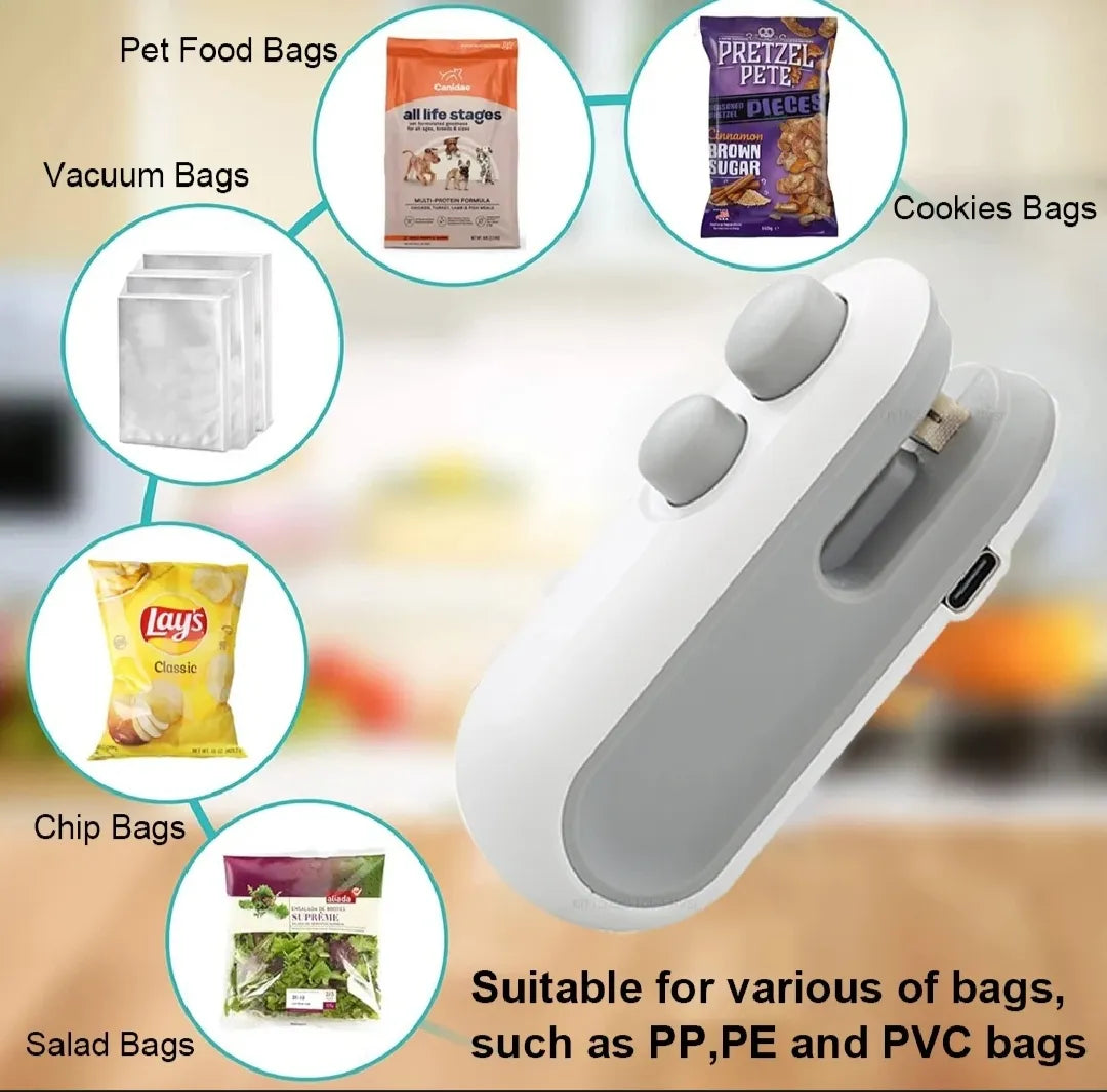 USB Rechargeable Portable Mini Heat Sealing Machine